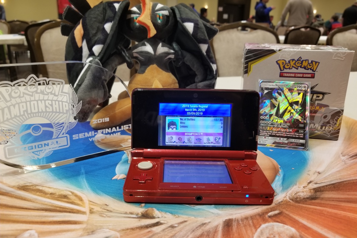 A Nintendo 3DS, Pokémon prizes, and a Toronto Regional semifinalist trophy